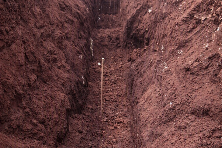 Sewer-Line Excavation