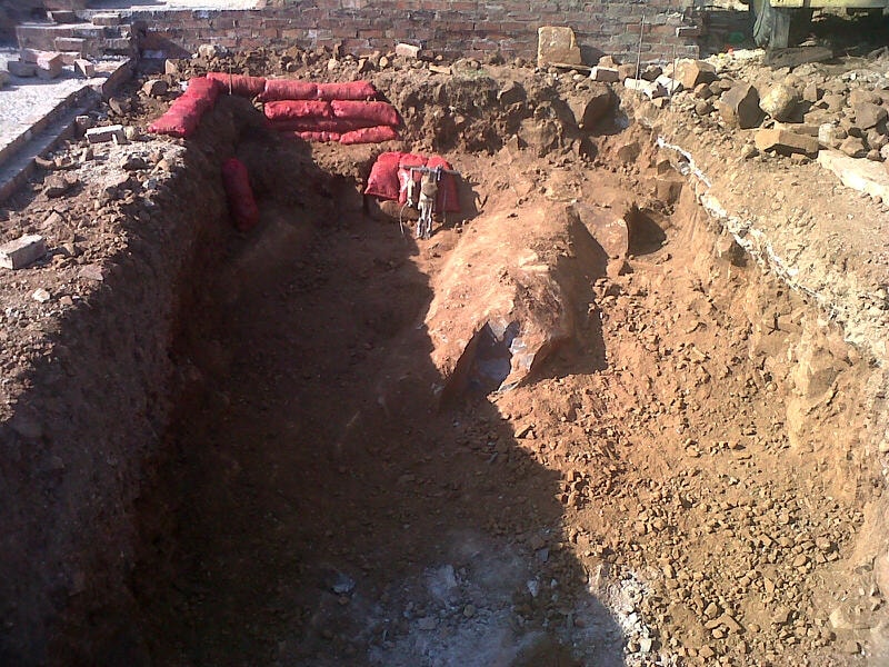 Swimming pool blasting and excavation